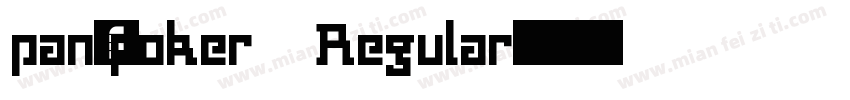 pan-poker Regular字体转换